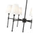 Millennium Lighting Adorra 6Lt 26" Chandelier, Black/White