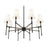 Millennium Lighting Adorra 8Lt 30" Chandelier, Black/White