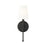 Millennium Lighting Adorra 1Lt 15" Wall Sconce, Black/White