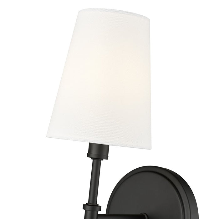 Millennium Lighting Adorra 1Lt 15" Wall Sconce, Black/White