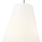 Millennium Lighting Adorra 3Lt 16" Pendant, Polished Nickel/White