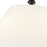 Millennium Lighting Adorra 3Lt 16" Semi-Flush Mount, Black/White