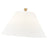 Millennium Lighting Adorra 3Lt 16" Semi-Flush Mount, Brass/White
