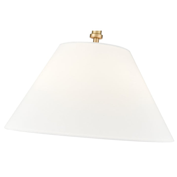 Millennium Lighting Adorra 3Lt 16" Semi-Flush Mount, Brass/White