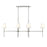 Millennium Lighting Adorra 6Lt 48" Chandelier, Polished Nickel/White