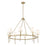 Millennium Lighting Adorra 8Lt 40" Chandelier, Vintage Brass/White - 16608-VB