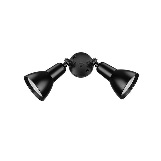Millennium Lighting 2Lt 16" Security Flood Light, Black/Black - 17002-PBK