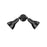 Millennium Lighting 2Lt 16" Security Flood Light, Black/Black
