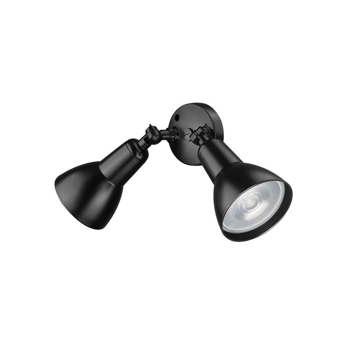 Millennium Lighting 2Lt 16" Security Flood Light, Black/Black