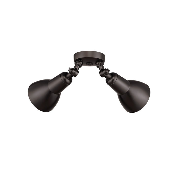 Millennium Lighting 2Lt 16" Security Flood Light, Bronze/Bronze