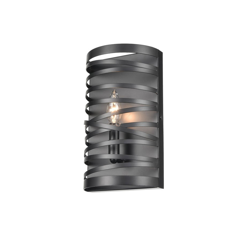 Millennium Lighting 1 Light Wall Sconce, Matte Black