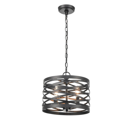 Millennium Lighting 3 Light Pendant, Matte Black - 170022-MB