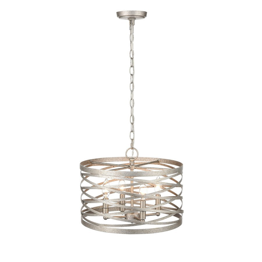 Millennium Lighting 4 Light Pendant, Antique Nickel - 170024-AN