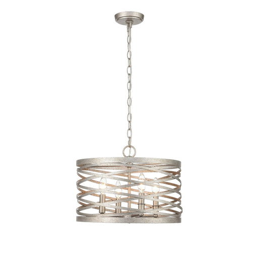 Millennium Lighting 4 Light Pendant, Antique Nickel