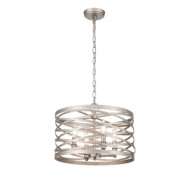 Millennium Lighting 4 Light Pendant, Antique Nickel