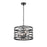 Millennium Lighting 4 Light Pendant, Matte Black