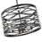 Millennium Lighting 4 Light Pendant, Matte Black