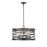 Millennium Lighting 6 Light Pendant, Matte Black