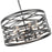 Millennium Lighting 6 Light Pendant, Matte Black