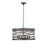 929 Lighting 6Lt Pendant, Weathered Iron