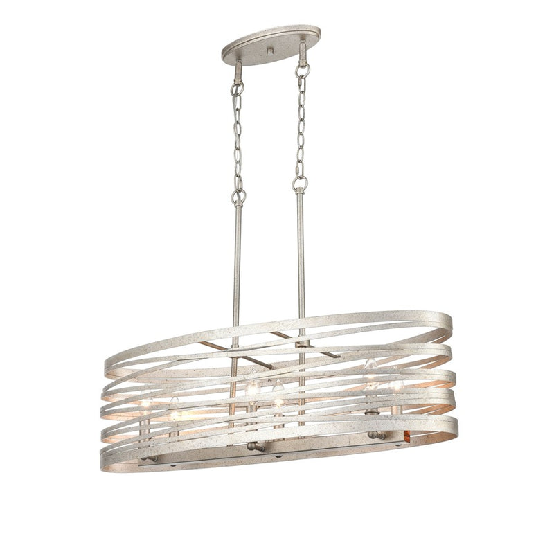 Millennium Lighting 6 Light Chandelier, Antique Nickel - 170036-AN