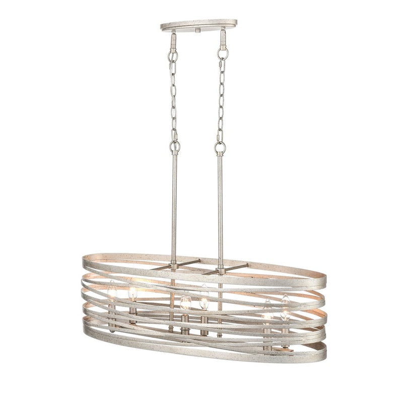 Millennium Lighting 6 Light Chandelier, Antique Nickel
