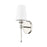 Millennium Lighting 1Lt Wall Sconce, Polished Nickel/Linen