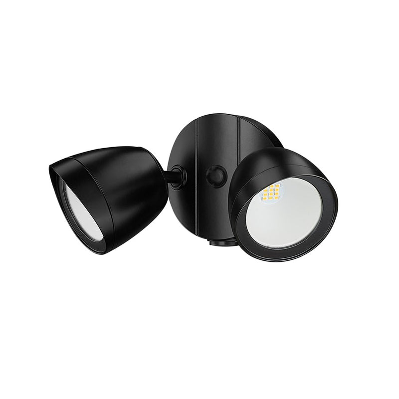 Millennium Lighting 2Lt 9" Security Flood Light, Black/Black