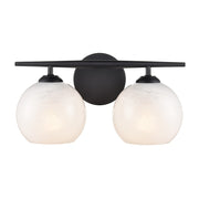 Millennium Lighting Kimorra 2Lt Vanity, Black - 18102-MB