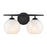 Millennium Lighting Kimorra 2Lt Vanity, Black - 18102-MB