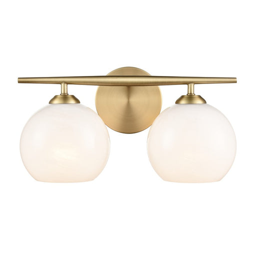 Millennium Lighting Kimorra 2Lt Vanity, Vintage Brass - 18102-VB
