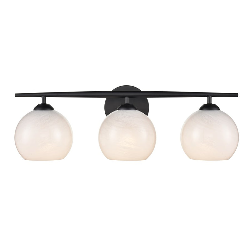 Millennium Lighting Kimorra 3Lt Vanity, Black - 18103-MB