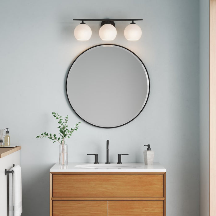 Millennium Lighting Kimorra 3Lt Vanity, Black