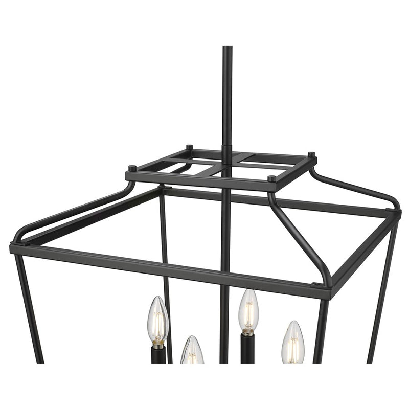 Millennium Lighting Nellita 4Lt 21" Pendant, Black