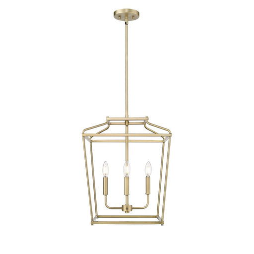 Millennium Lighting Nellita 4Lt 21" Pendant, Vintage Brass