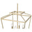 Millennium Lighting Nellita 4Lt 21" Pendant, Vintage Brass
