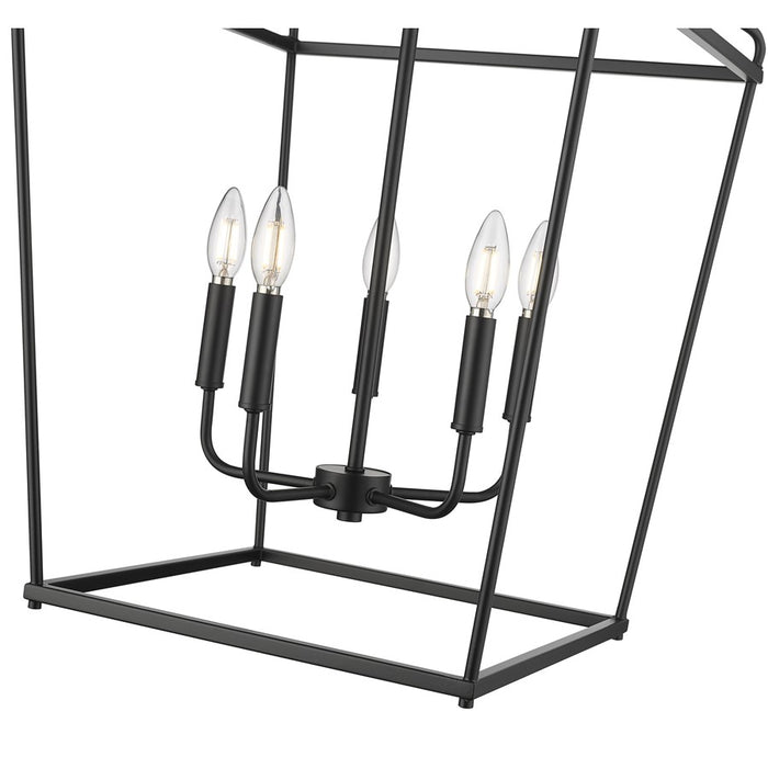 Millennium Lighting Nellita 5Lt 18" Pendant, Black