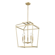 Millennium Lighting Nellita 5Lt 18" Pendant, Vintage Brass - 19005-VB
