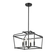 Millennium Lighting Nellita 4Lt 13" Pendant, Black - 19104-MB
