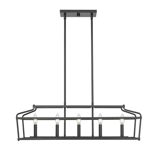 Millennium Lighting Nellita 5Lt 34" Island, Black
