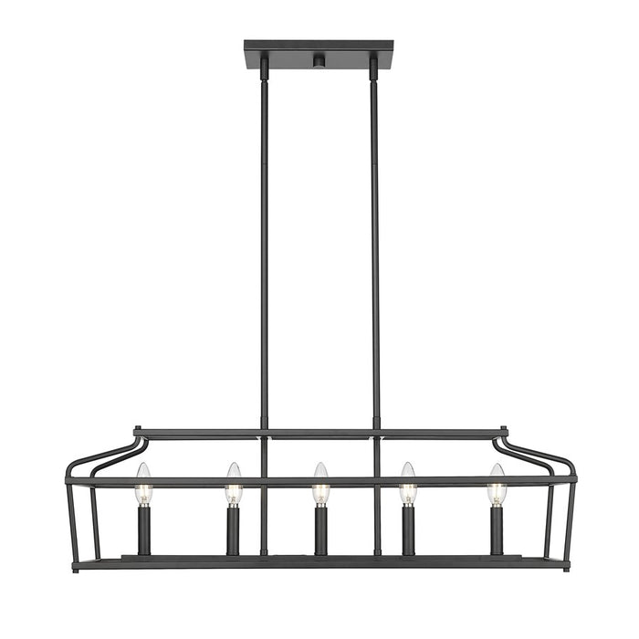 Millennium Lighting Nellita 5Lt 34" Island, Black