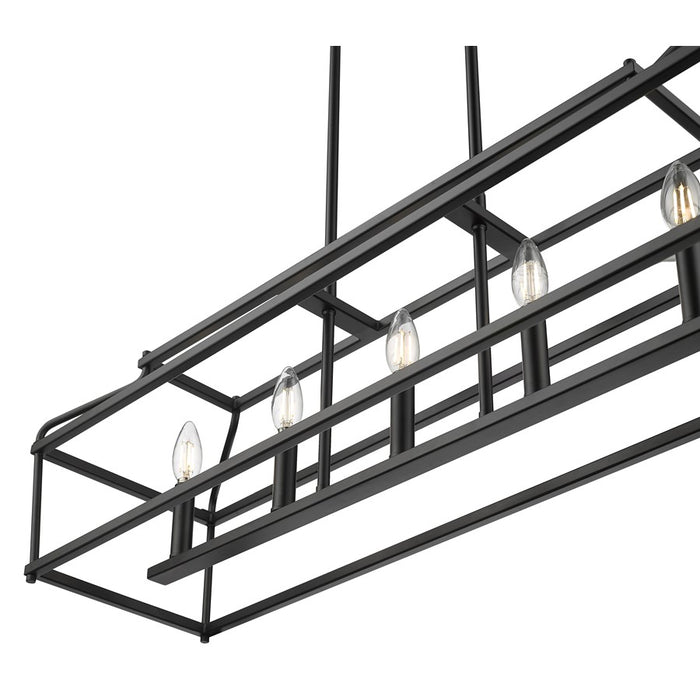 Millennium Lighting Nellita 5Lt 34" Island, Black