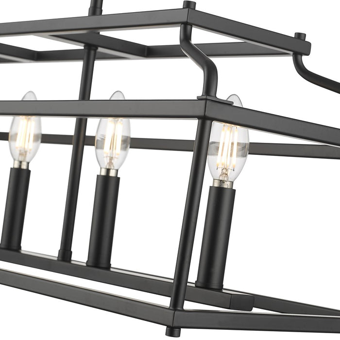 Millennium Lighting Nellita 5Lt 34" Island, Black