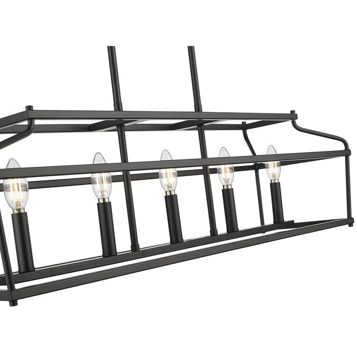 Millennium Lighting Nellita 5Lt 34" Island, Black
