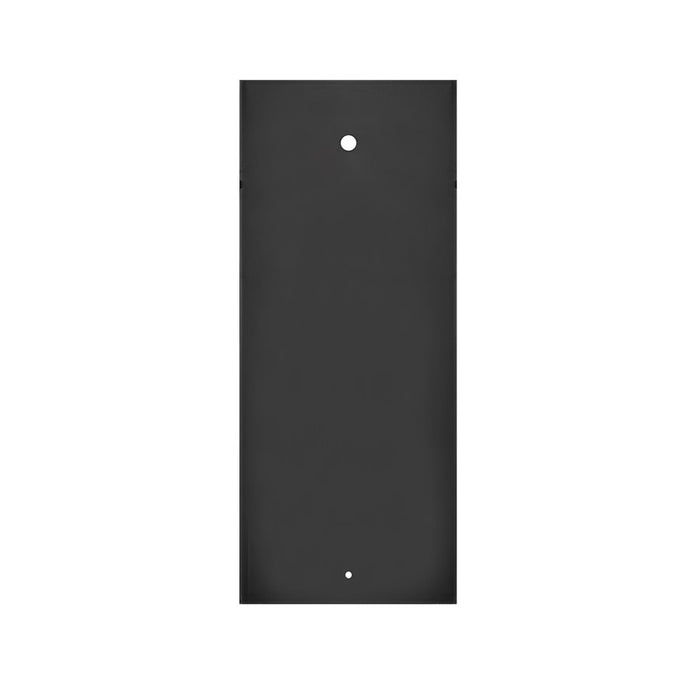 Millennium Braselton 1Lt 14" Outdoor Sconce, Black/Clear Ribbed