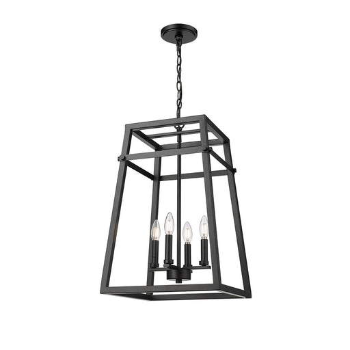 Millennium Lighting Tellsa 4Lt 24" Pendant, Black - 19204-MB