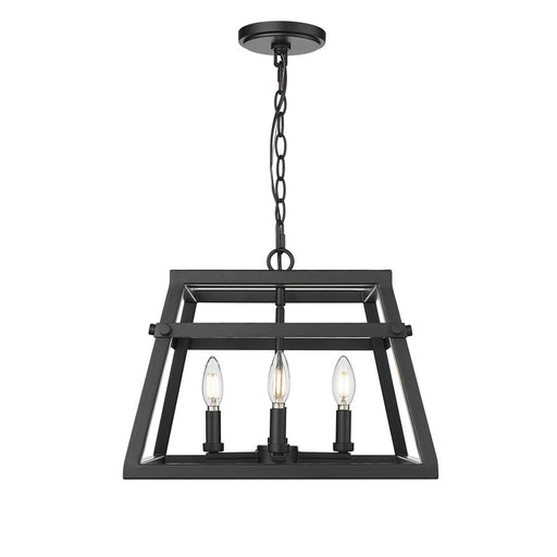 Millennium Lighting Tellsa 4Lt 13" Pendant, Black
