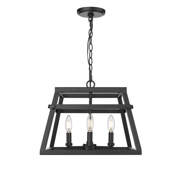 Millennium Lighting Tellsa 4Lt 13" Pendant, Black