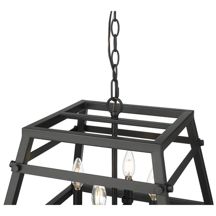 Millennium Lighting Tellsa 4Lt 13" Pendant, Black