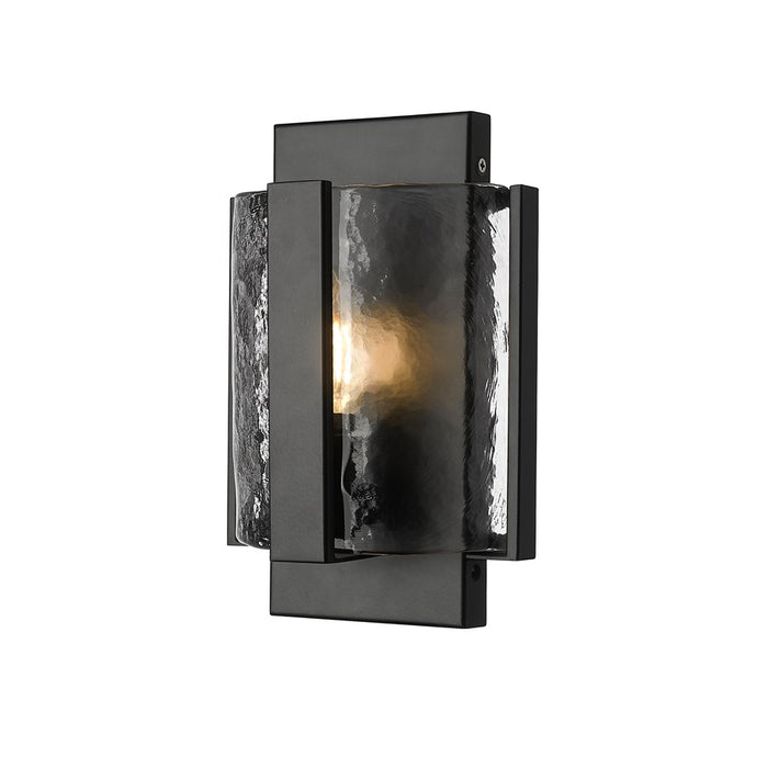 Millennium Lighting Rezi 1Lt 10" Wall Sconce, Black/Clear Handmade - 19401-MB